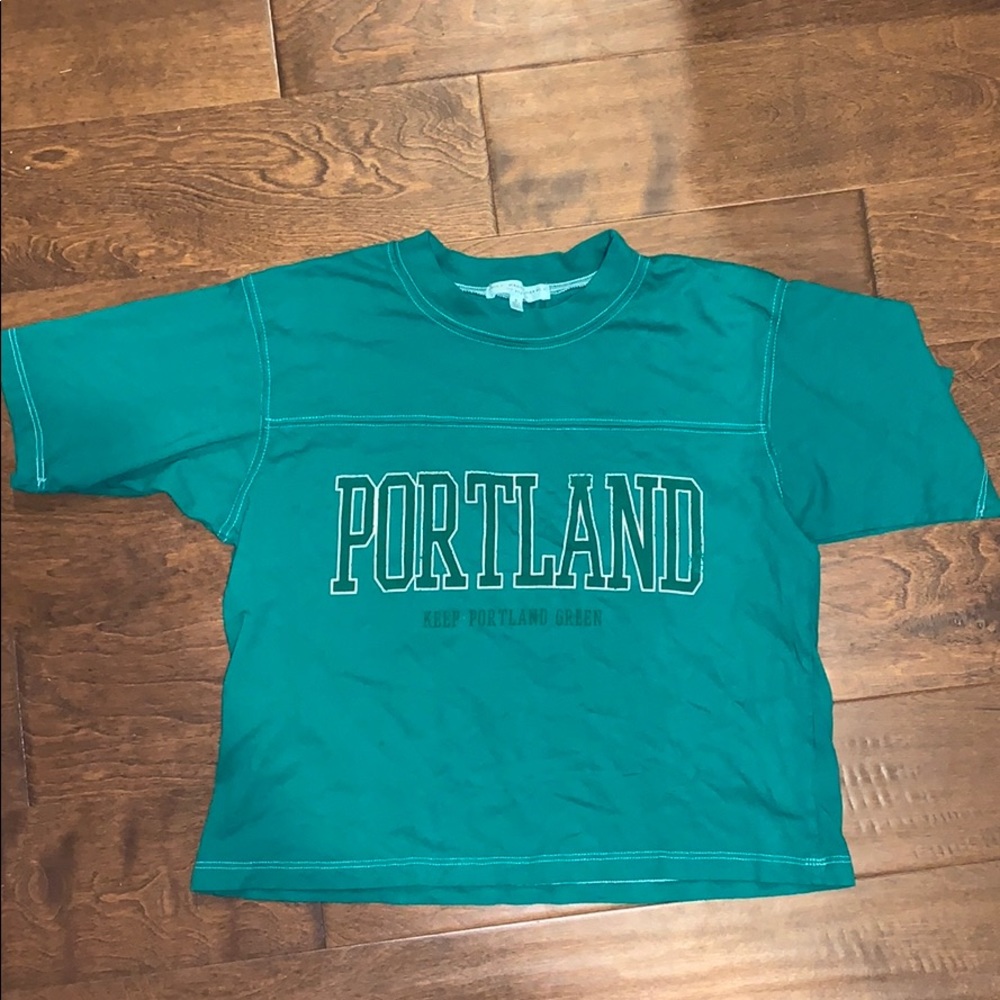 Urban Outfitters Cropped Portland Tee